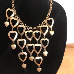 Gold Heart Showstopper Necklace!